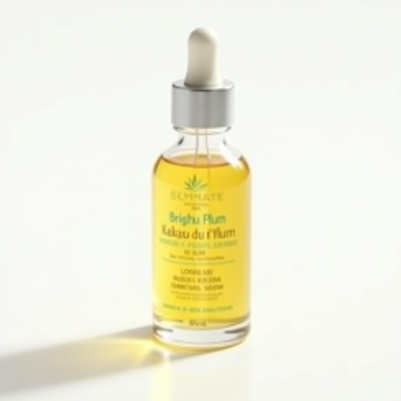 Glass dropper bottle of Kakadu Plum brightening serum